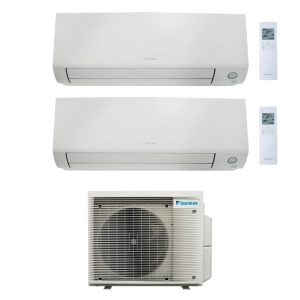 Condizionatore Daikin Perfera All Seasons Dual Split 7000 + 7000 BTU R32 Inverter WiFi A+++/A++ esterna 14.000