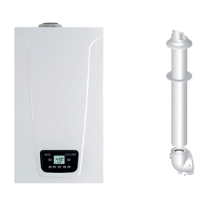 Kit fumi sdoppiato Ø80/80 per caldaie Baxi Duo-Tech