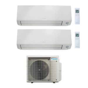 Condizionatore Daikin Perfera All Seasons Dual Split 9000 + 12000 BTU R32 Inverter WiFi A++/A++ esterna 14.000 BTU
