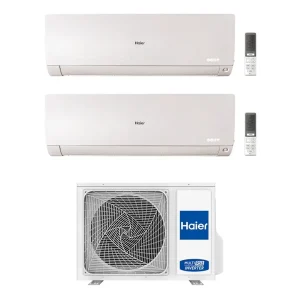 Condizionatore Dual Haier Flexis Plus 7.000 + 7.000 BTU R32 Inverter WiFi A++/A+