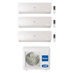 Condizionatore Trial Haier Flexis Plus 9.000 + 9.000 + 9.000 BTU R32 Inverter WiFi A+++/A++