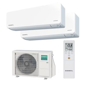 Condizionatore Dual General KGTG 7.000 + 7.000 BTU R32 Inverter WiFi A+++/A++ esterna 14.000