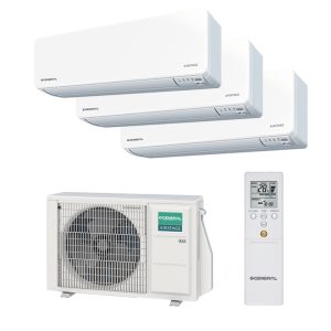 KGTG Triall Corretto Condizionatore Trial General KGTG 9.000 + 9.000 + 9.000 BTU R32 Inverter WiFi A+++/A++ esterna 18.000 BTU