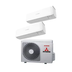 Condizionatore Mitsubishi Heavy Industries Kireia Dual Split 7000 + 7000 BTU R32 Inverter